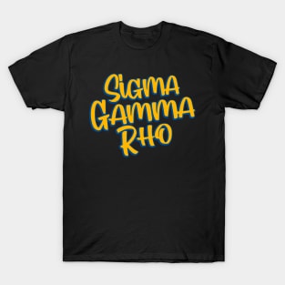 Sigma Gamma Rho Paraphernalia T-Shirt